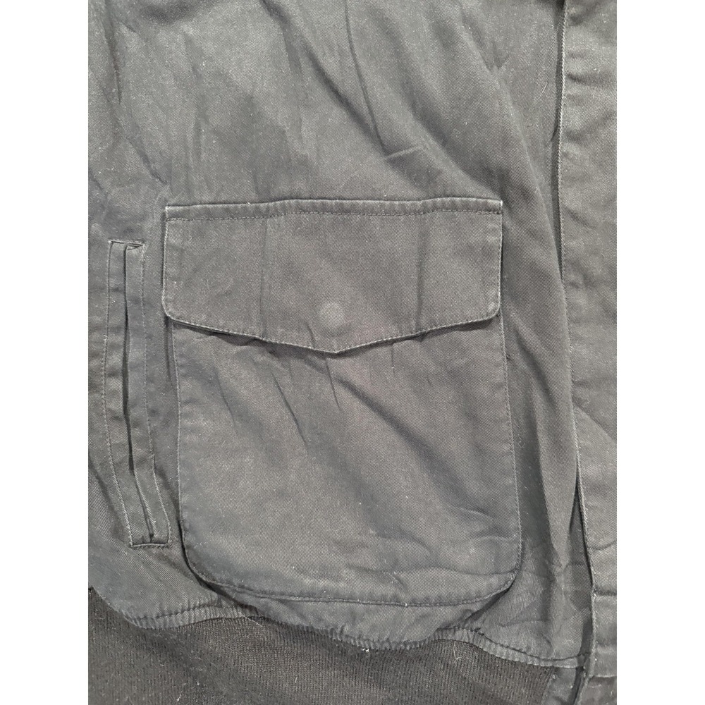 Cockpit USA A-2 Jacket Mens 2XL Black Bomber Leather Collar Patriotic Lining - Picture 9 of 12